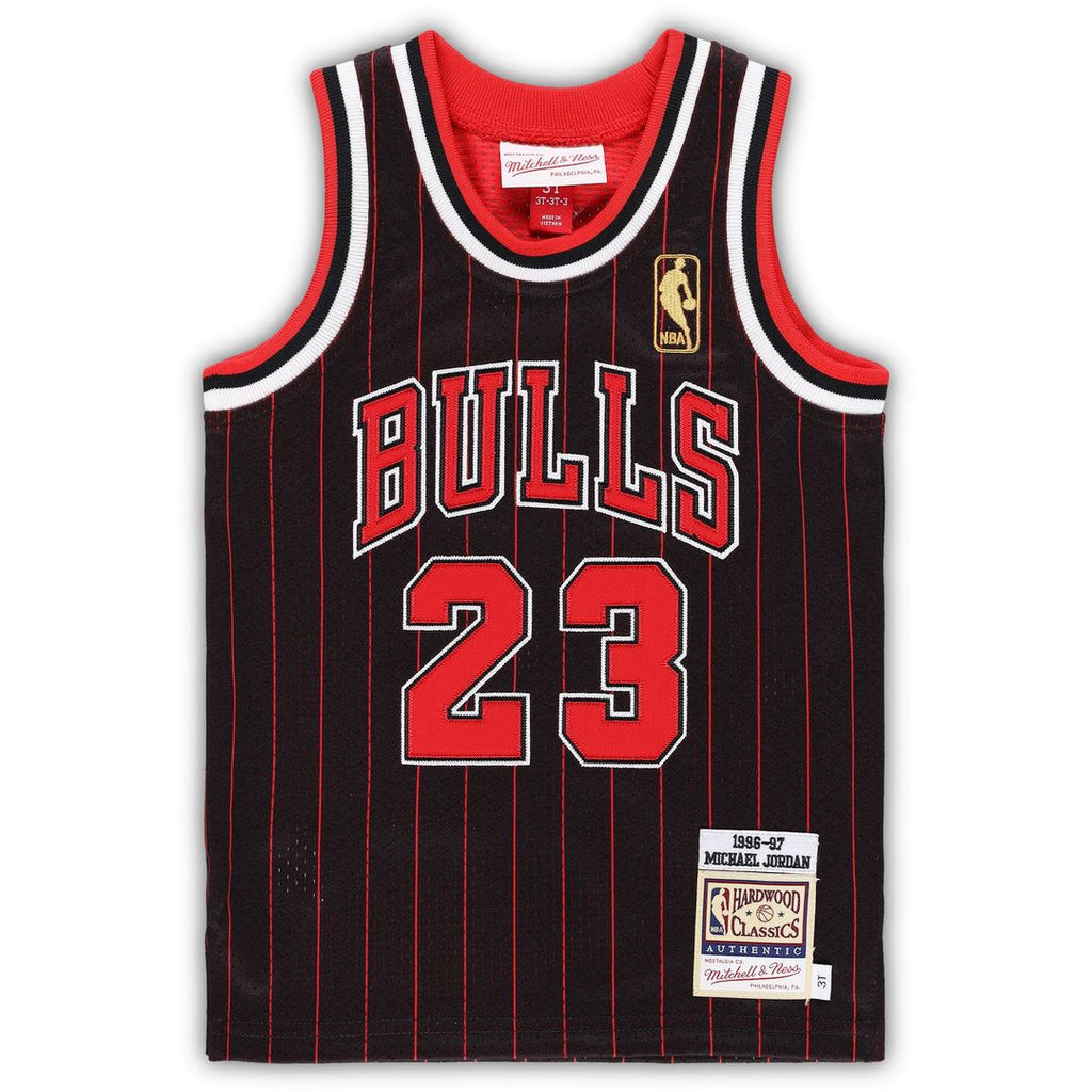 Chicago Bulls Michael Jordan Mitchell & Ness Toddler 1997/98 Hardwood Classics Authentic Jersey - White