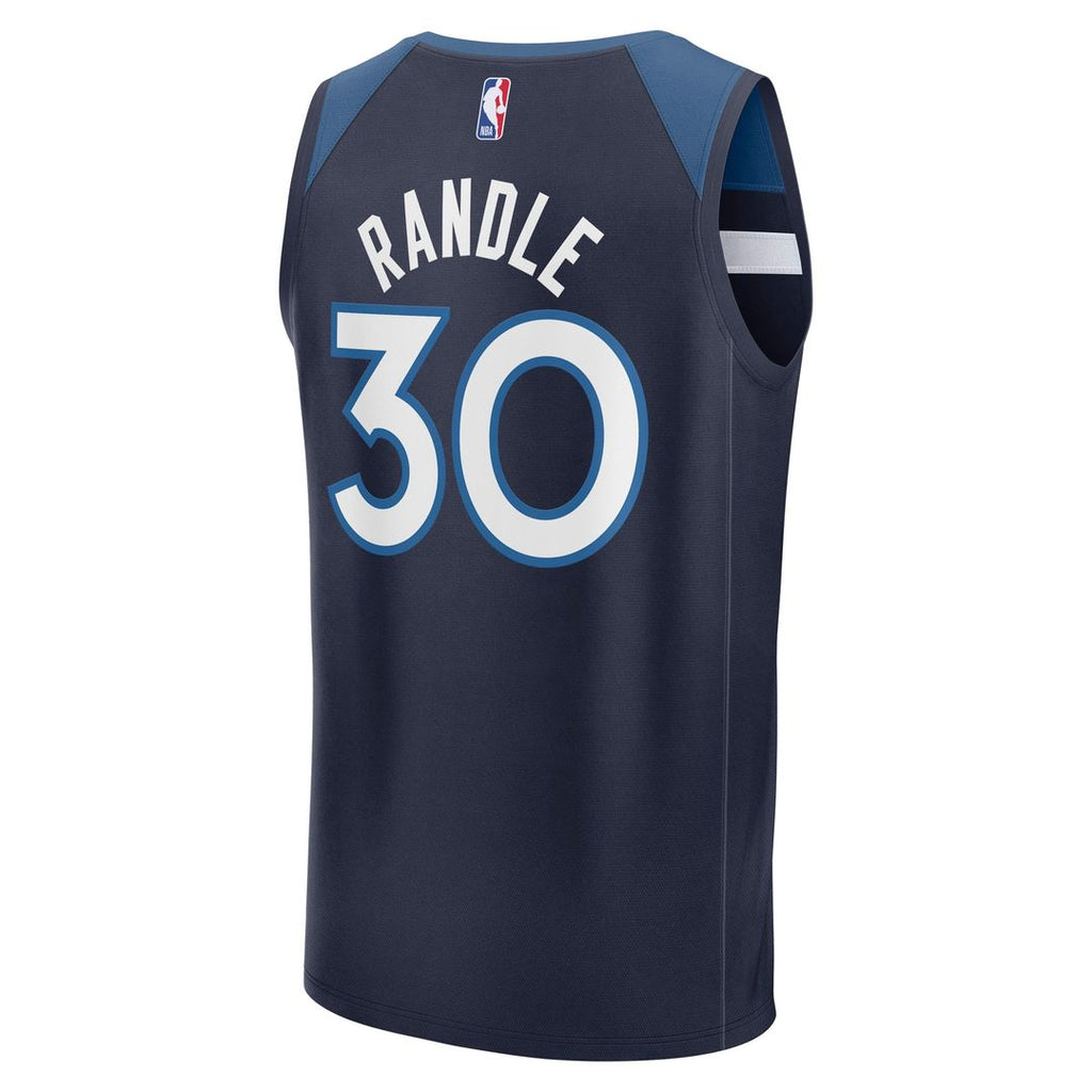 Minnesota Timberwolves Julius Randle Fanatics Fast Break Replica Player Jersey - Icon Edition - Navy