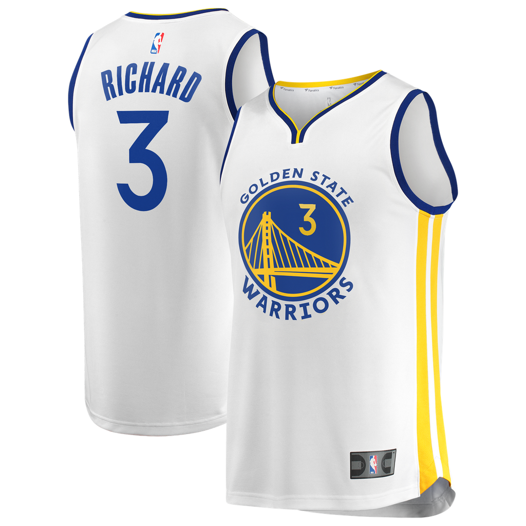 Golden State Warriors Will Richard Fanatics Fast Break Replica Jersey - White - Association Edition