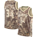 Milwaukee Bucks Giannis Antetokounmpo Nike Unisex Select Series Swingman Jersey - Brown