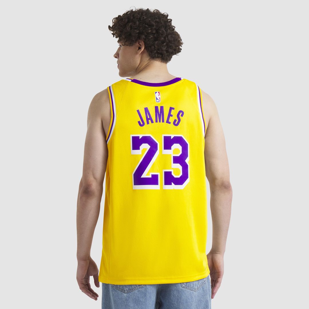Los Angeles Lakers LeBron James Nike Unisex Swingman Jersey - Icon Edition - Gold